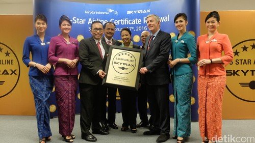Garuda Indonesia among only 7 in World’s Five Star Airlines category